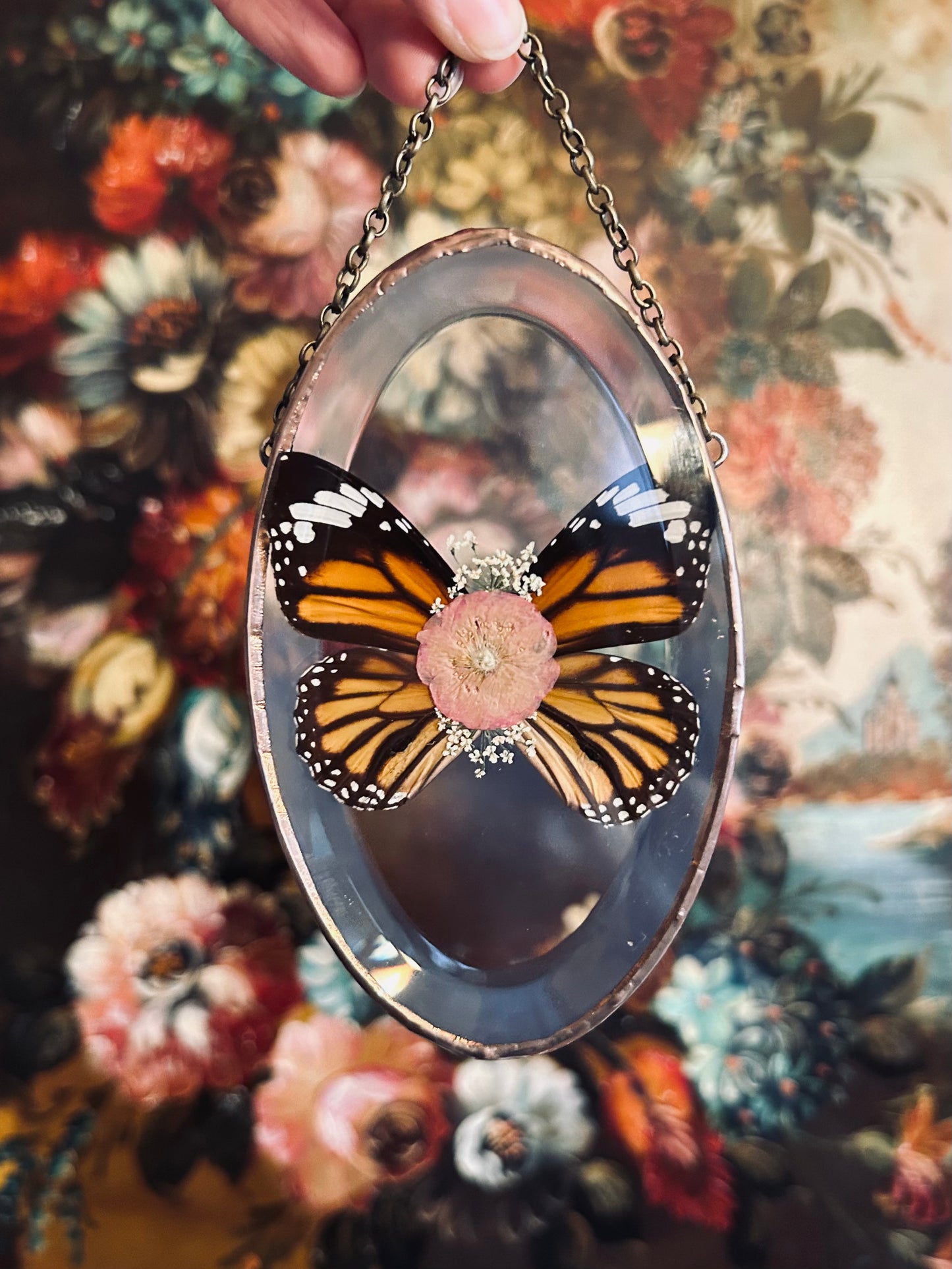 Oval Monarch Suncatcher/Wallhanging 5
